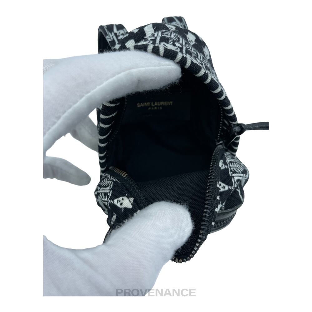🔴 Saint Laurent Paris SLP City Backpack Keychain - Skeleton - Picture 5 of 7